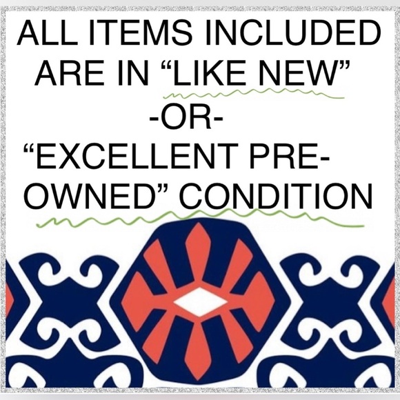 Vera Bradley Retired Sun Valley Bundle 6 Items Like New/EUC - Picture 4 of 12